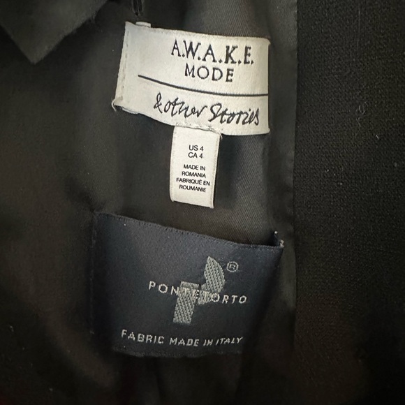 A.W.A.K.E MODE X Stories Open-Back Blazer - Picture 3 of 5